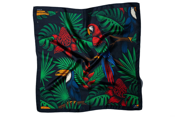 esarfa din matase tropicala